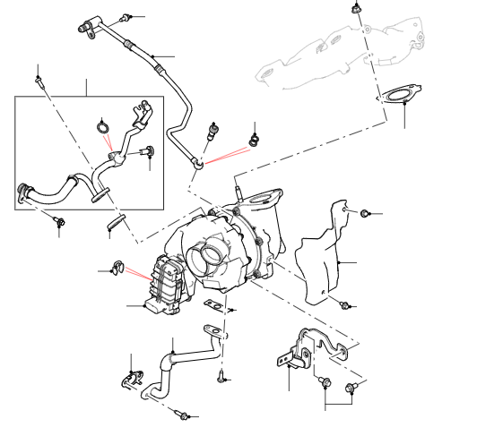 Turbocharger (Mono Turbo) VIN FA000001 onwards